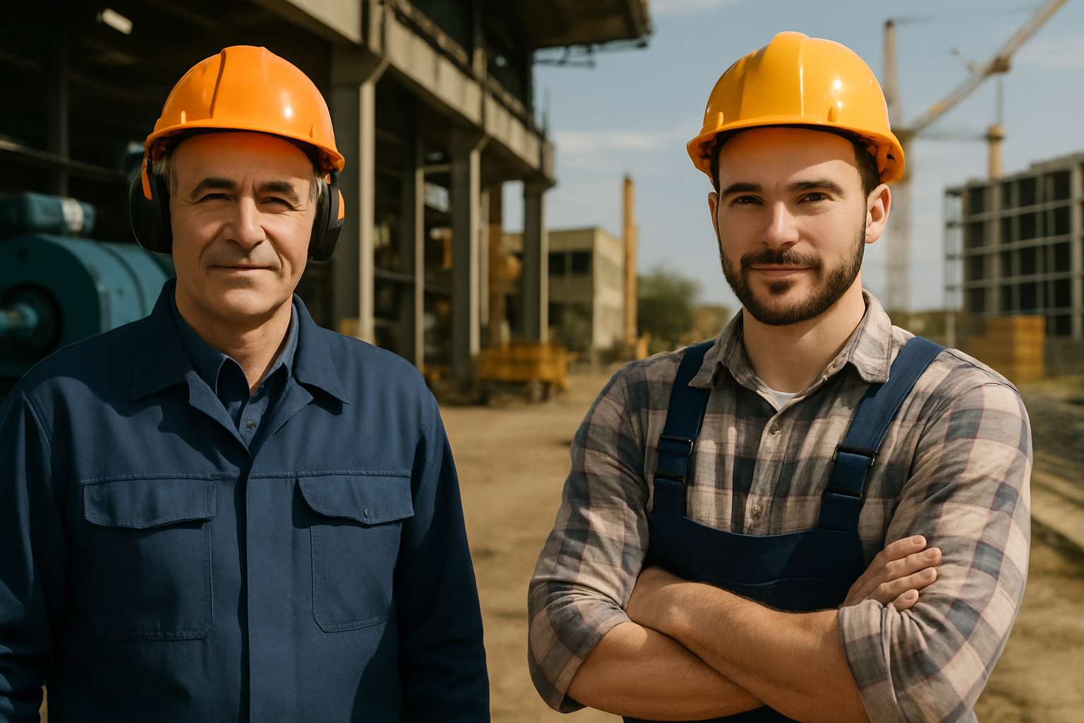 Industrie aus Polen Arbeiters